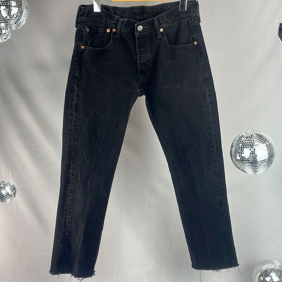 Levi’s 501 Classic Fit Jeans Black Wash - Picture 1 of 10